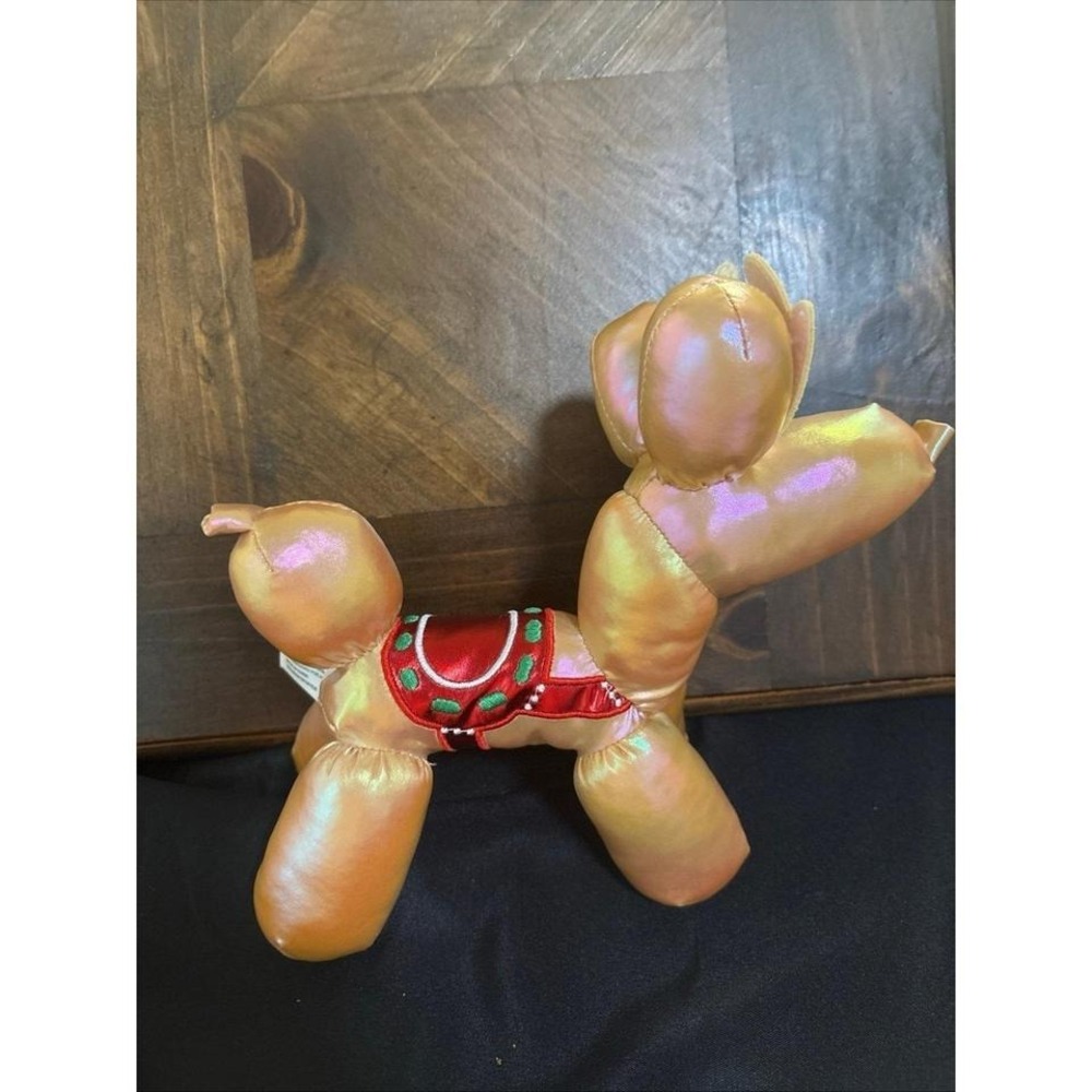Reindeer Balloon Dog Figurine Plush Decoration Irridescent 7" DanDee
